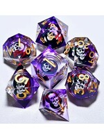 T6 RPG Resin Liquid Core Purple Rose Skull