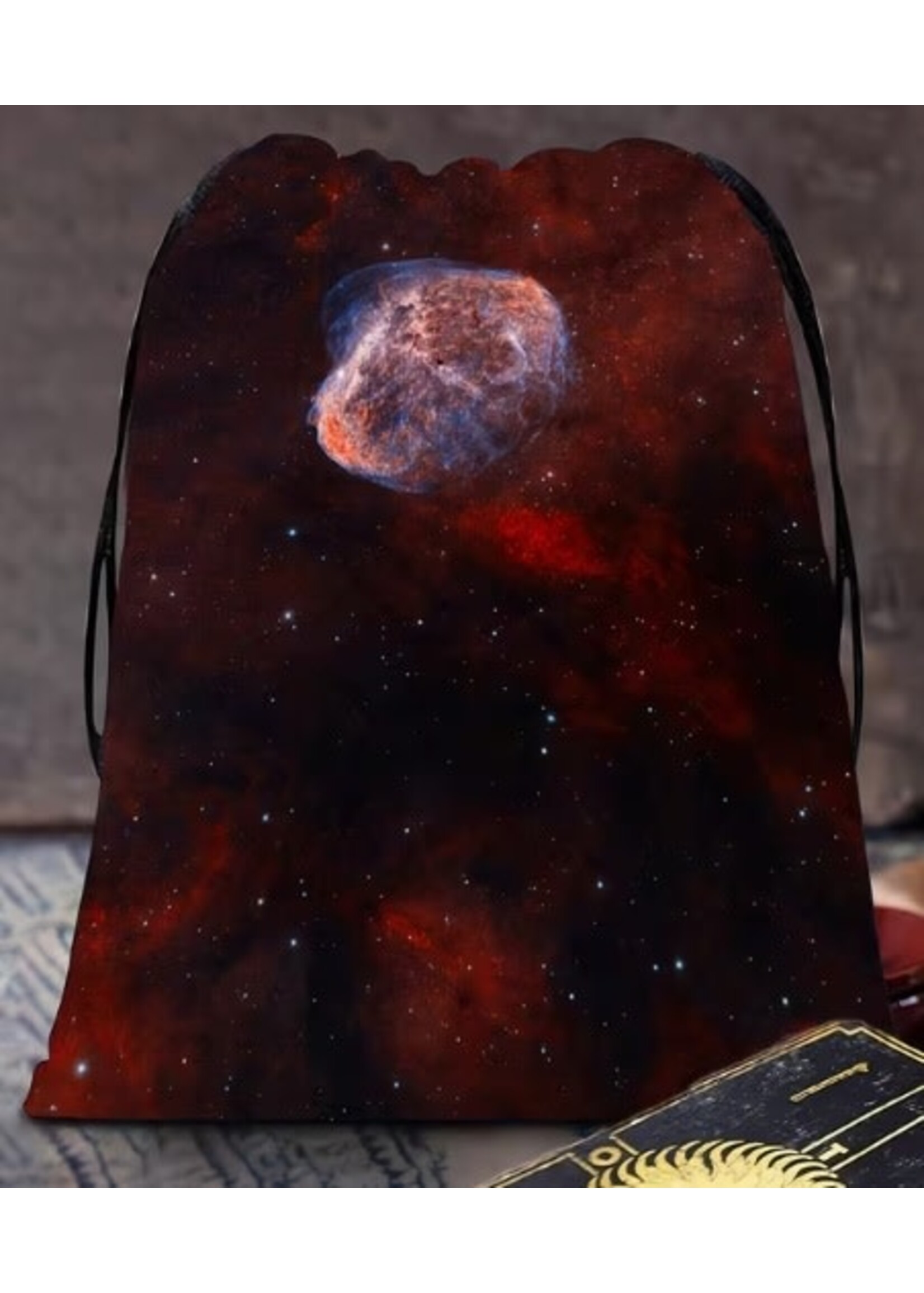 Dice Bag Planet in Space Red