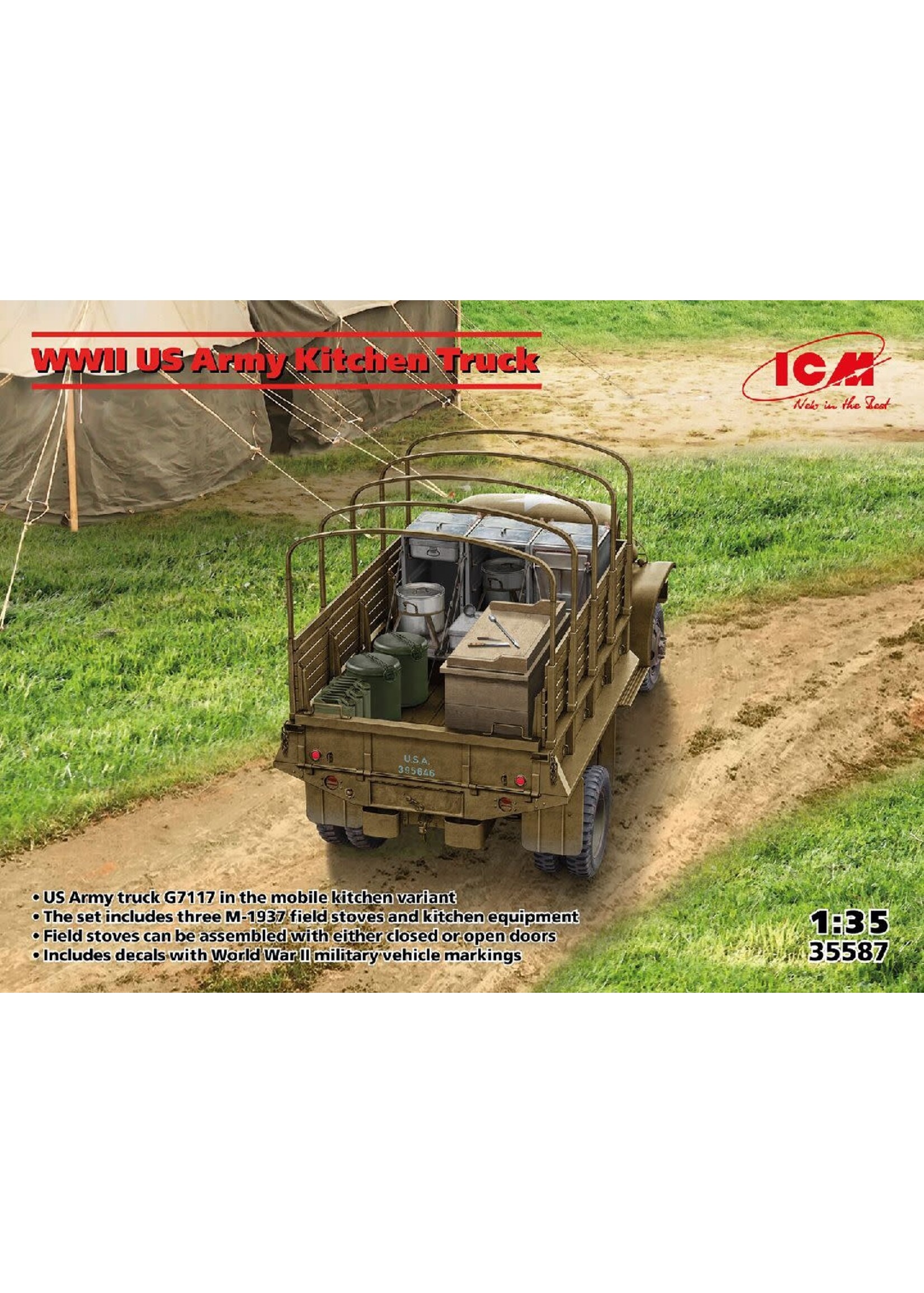 ICM ICM35587 WWII US Army Kitchen Truck (1/35)