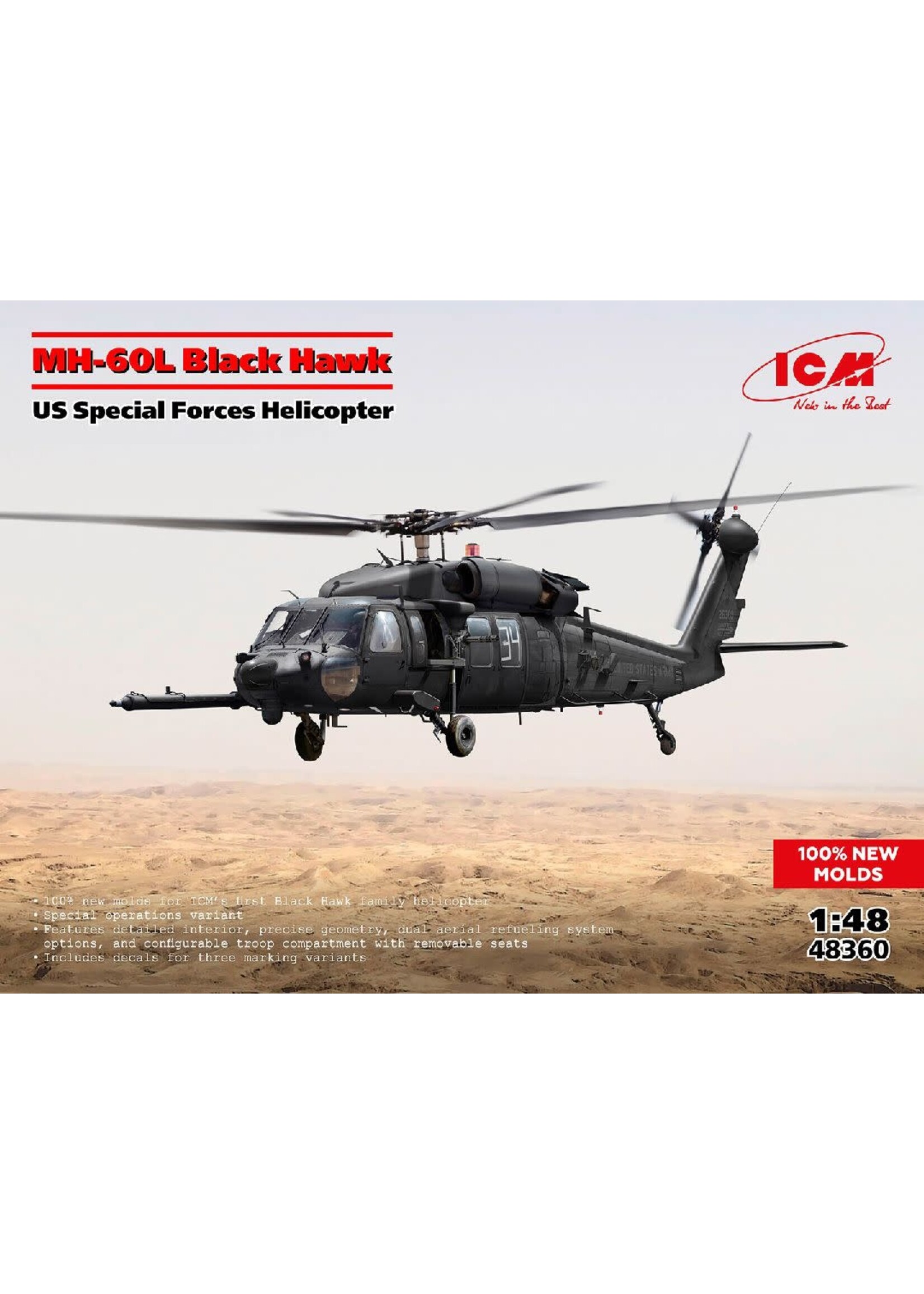 ICM ICM48360 MH-60L Black Hawk (1/48)