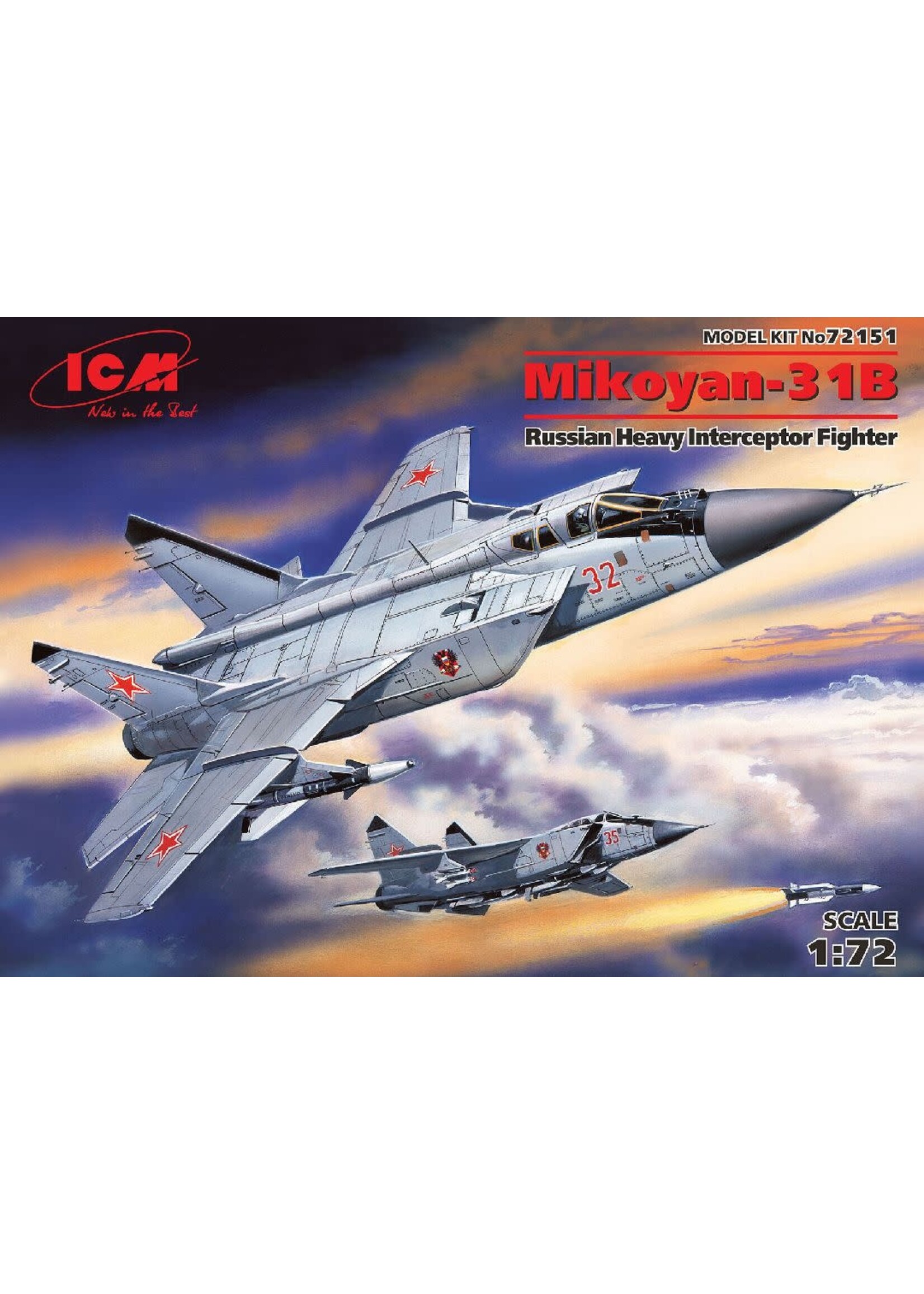 ICM ICM72151 Mikoyan-31B Russian Heavy Inteceptor Fighter (1/72)