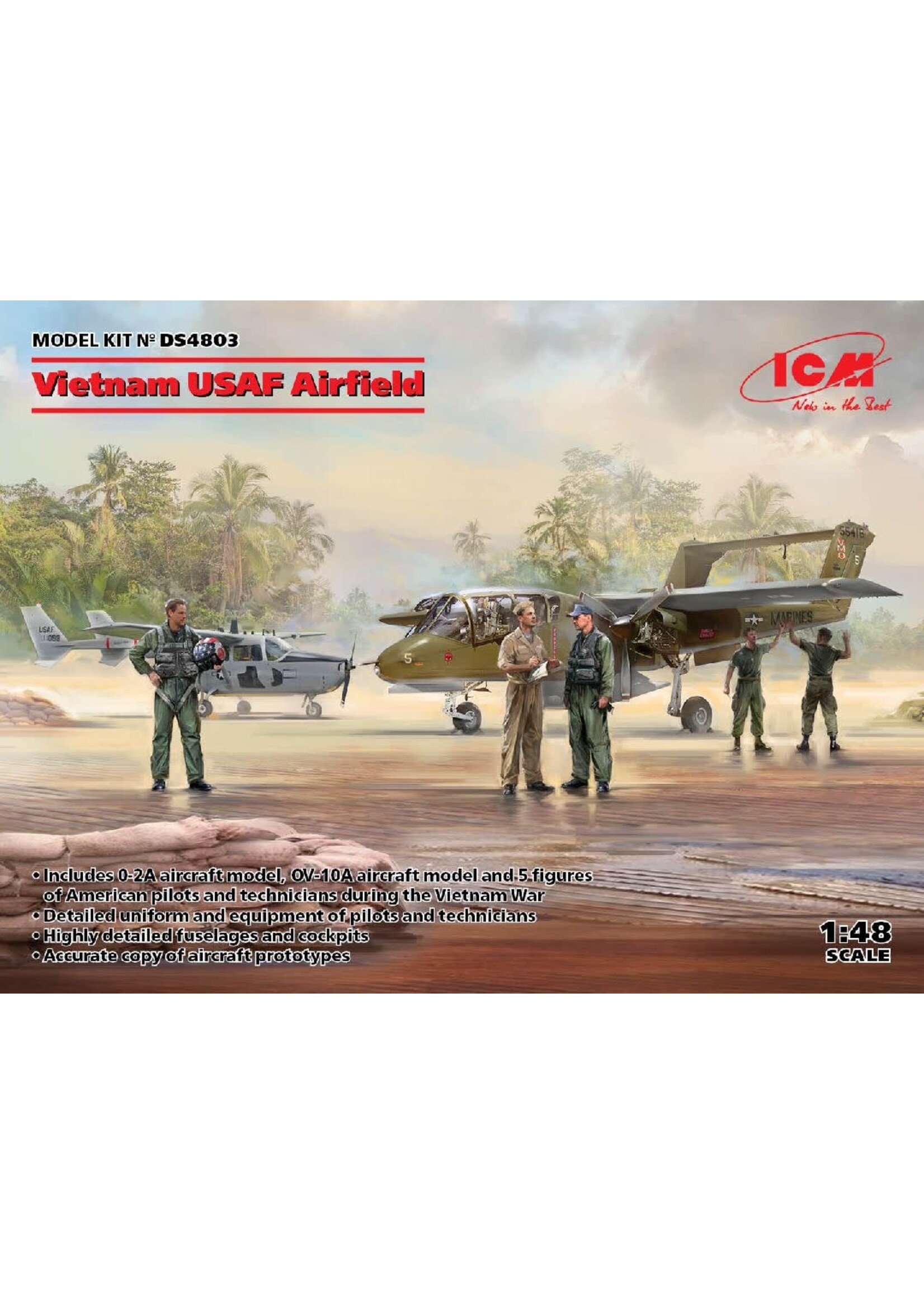 ICM ICMDS4803 Vietnam USAF Airfield (1/48)