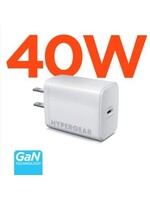 HyperGear HyperGear Wall Charger 1 Port 40W USB-C GaN Fast Charger