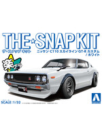 Aoshima AOS06683 Nissan C110 Skyline GT-R Custom White (1/32)