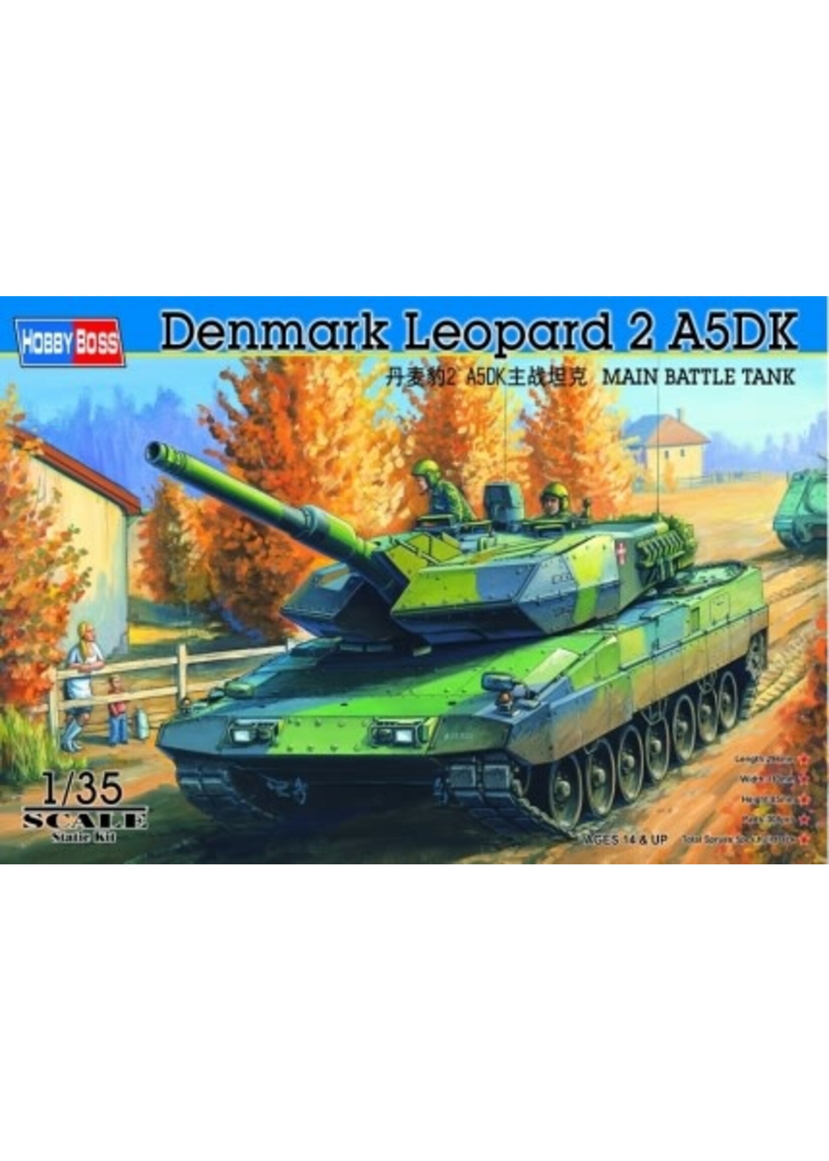 Hobby Boss HBOSS82405 Danish Leopard 2A5DK Tank (1/35)