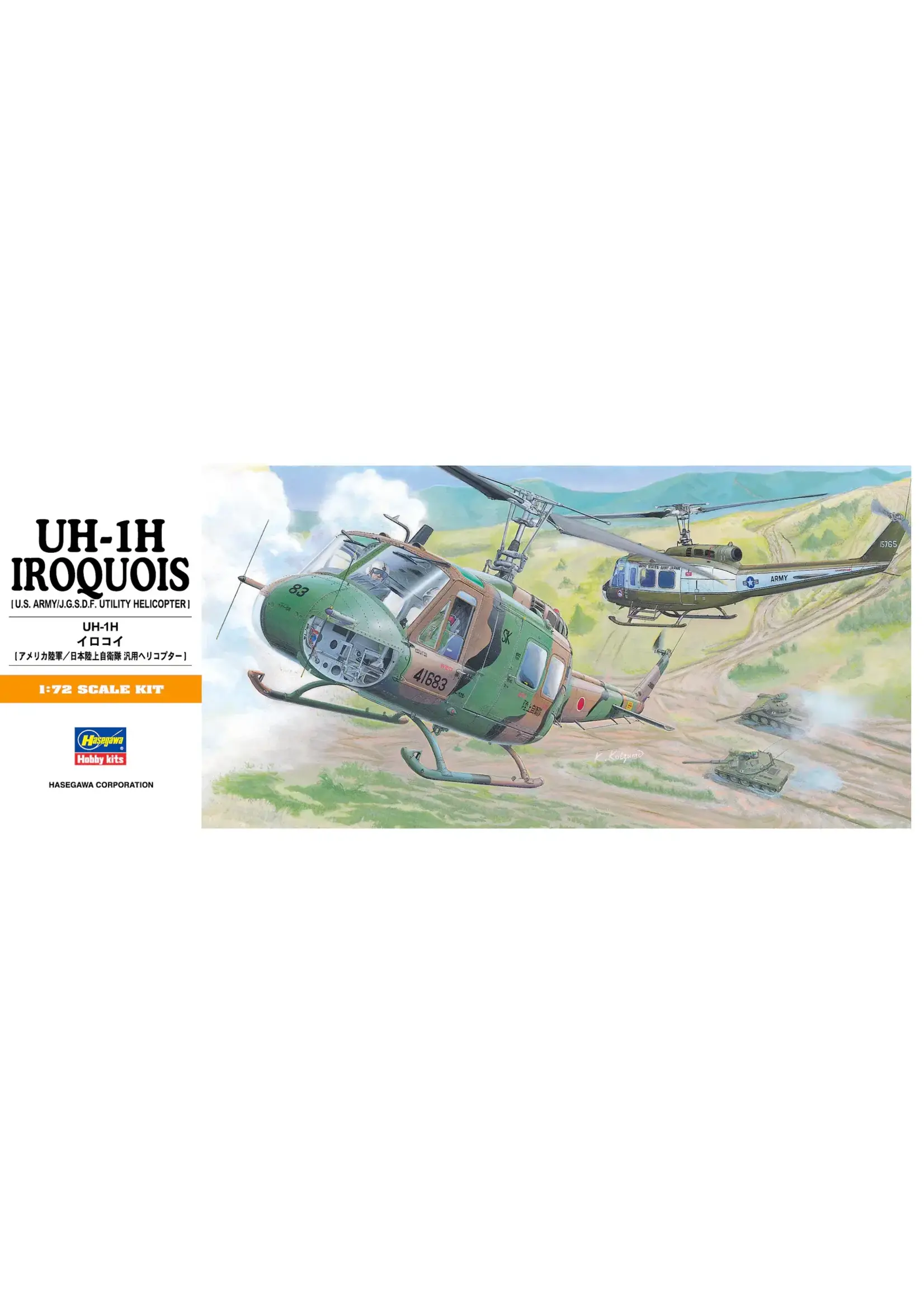 Hasegawa HSGWA01141 UH-1H Iroquois (1/72)