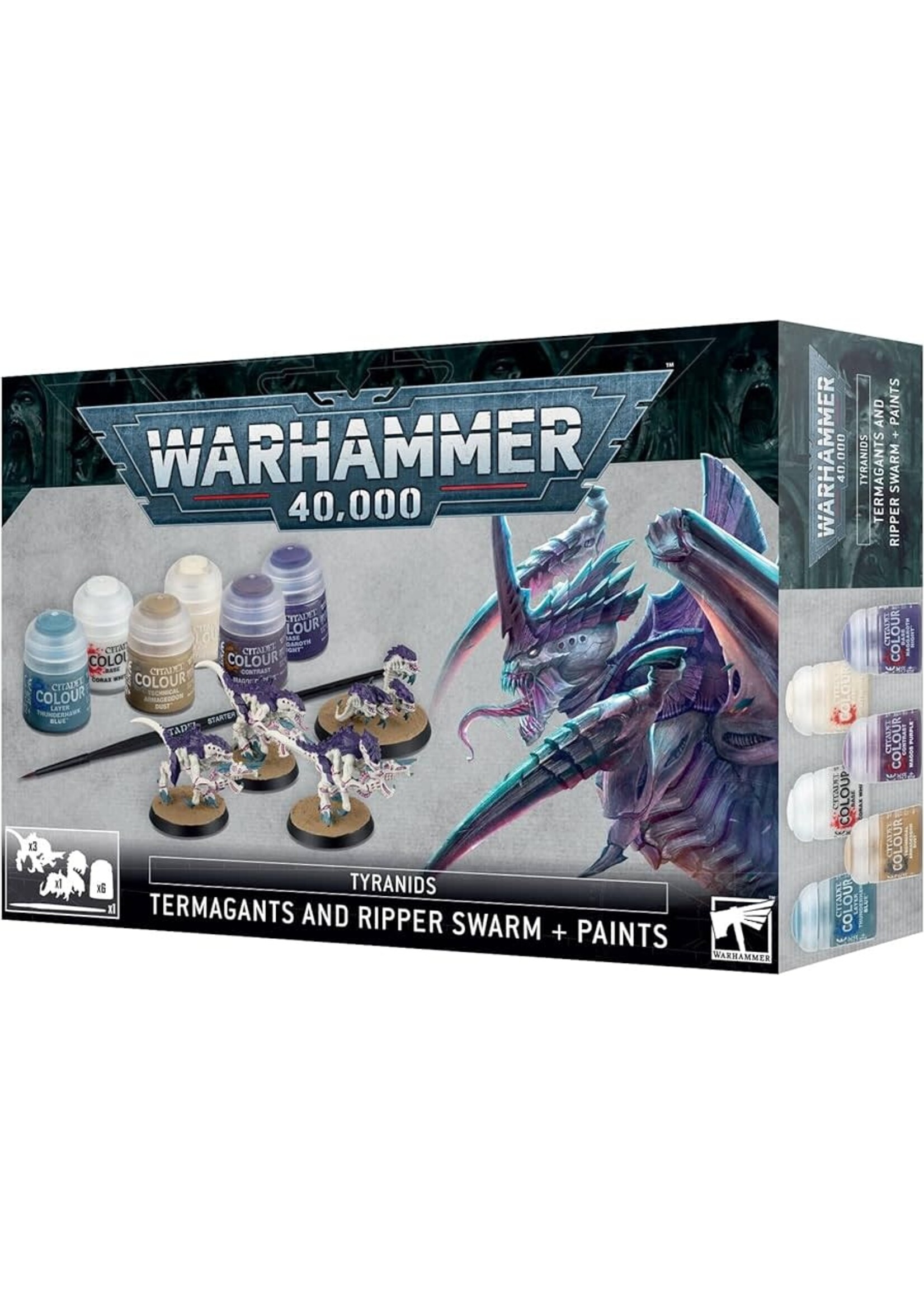 WH40K Tyranids Termagants and Ripper Swarm + Paints