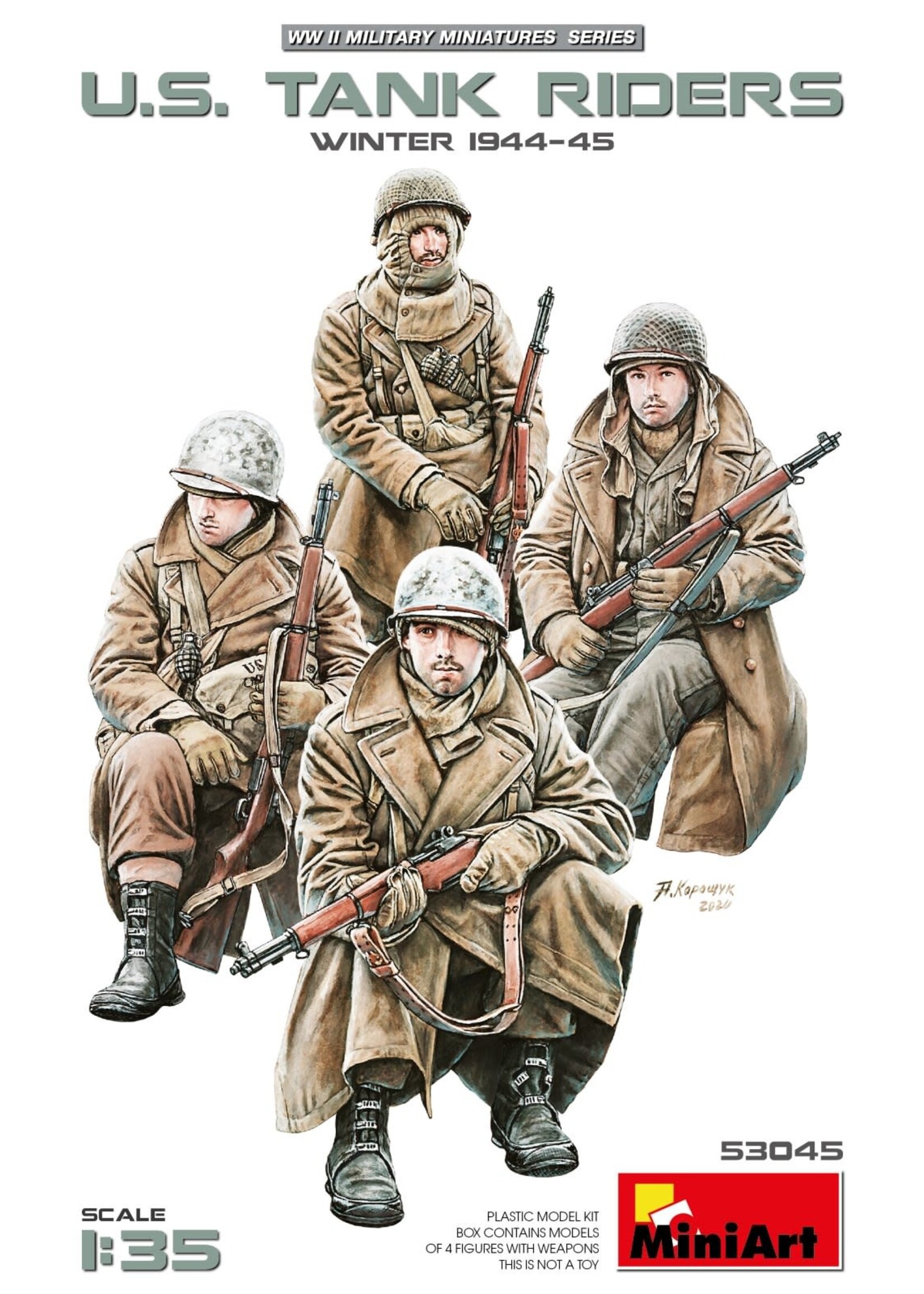 MiniArt MIART53045 US Tank Riders Winter 1944-45 (1/35)