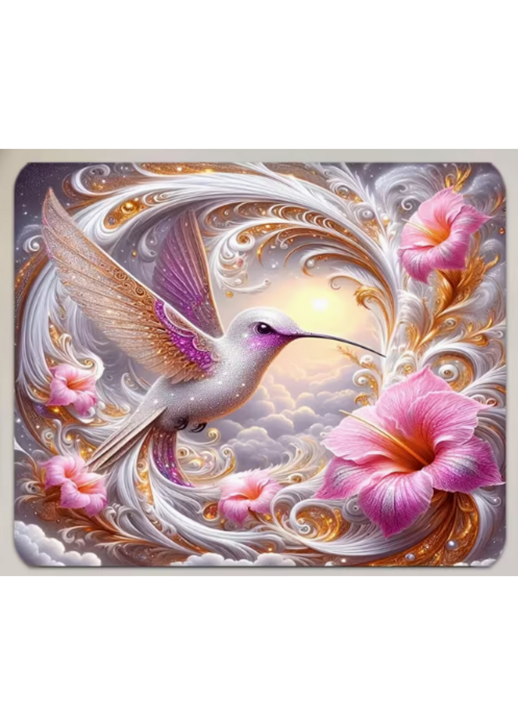 Mouse Pad 10x12 inch Hummingbird