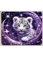 Mouse Pad 10x12 Inch White Tiger Cub