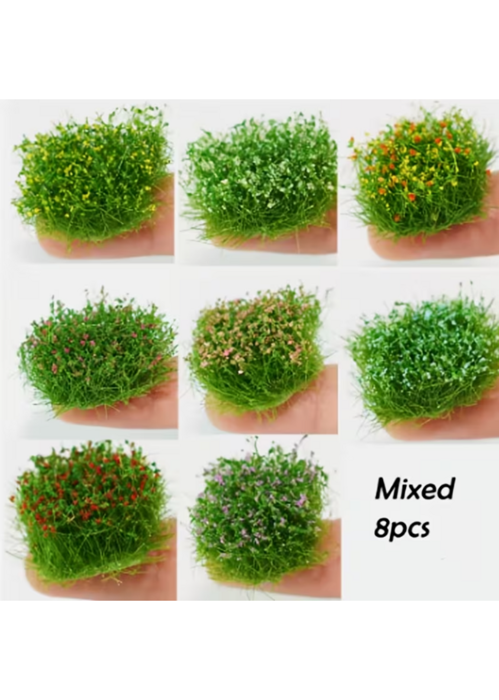 Tufts Flower Cluster Mixed Large (8pc)