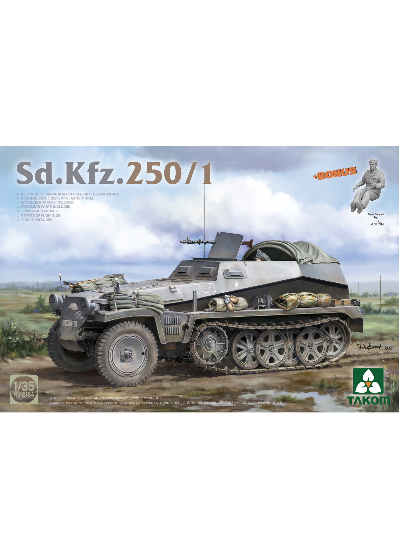 Takom TAK2184 Sd.Kfz.250/1 (1/35)