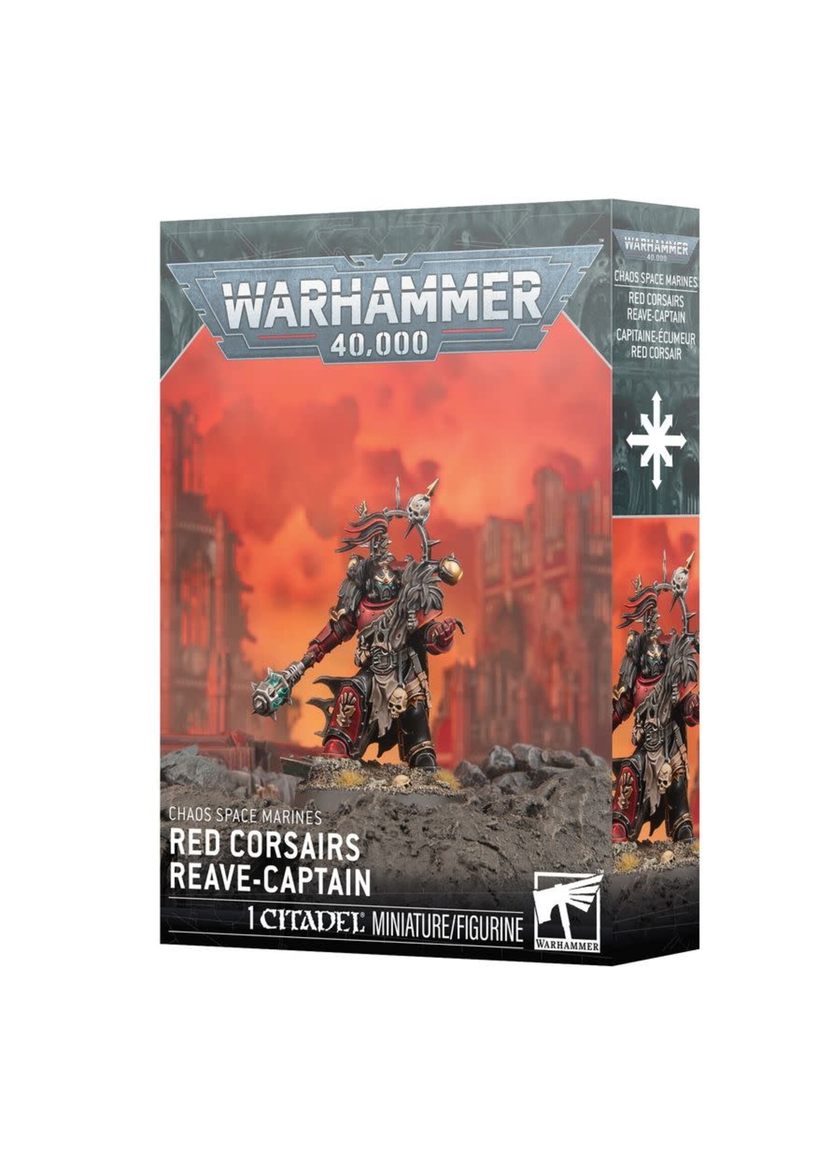 WH40K Chaos Space Marines Red Corsairs Reave Captain