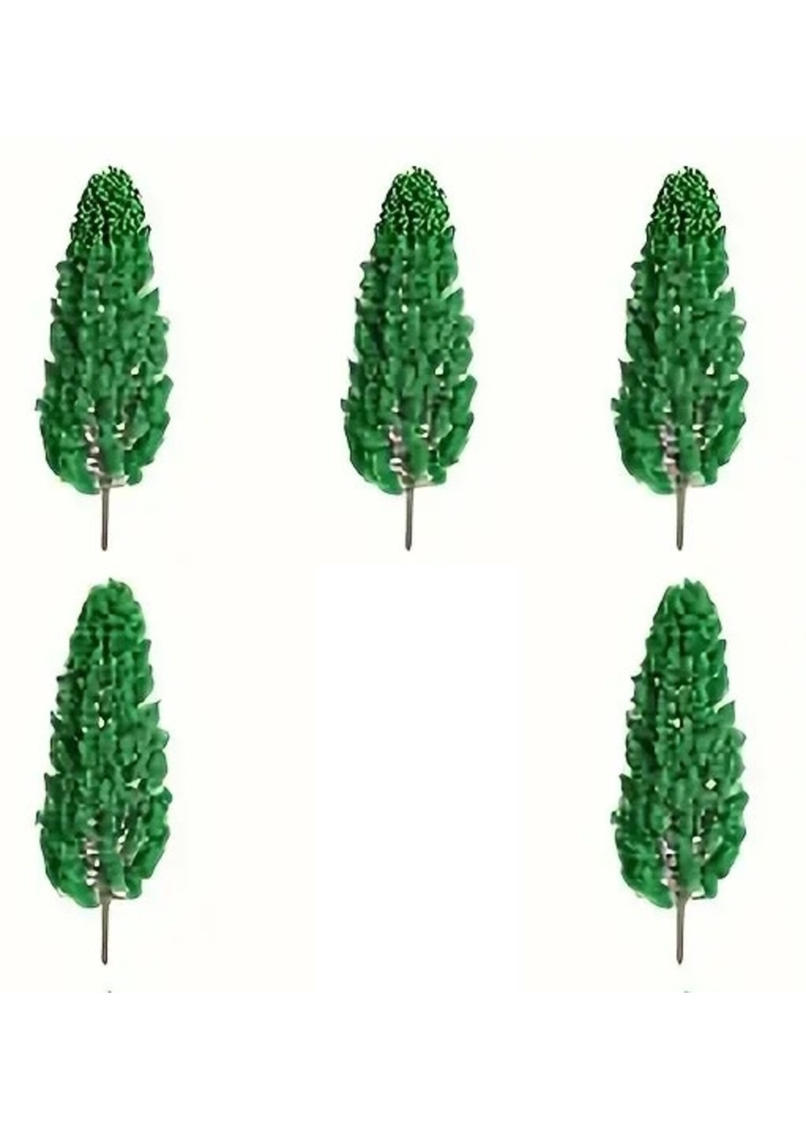 Trees Light Green Pine (5pc)