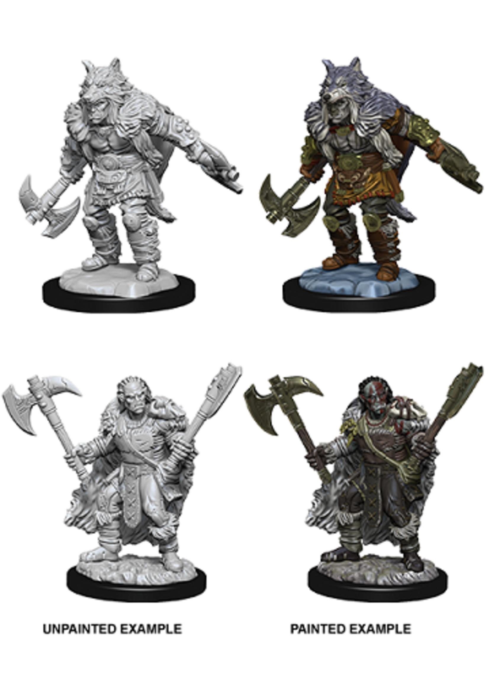 WizKids WK73704 DND Half-Orc Male Barbarian WV9