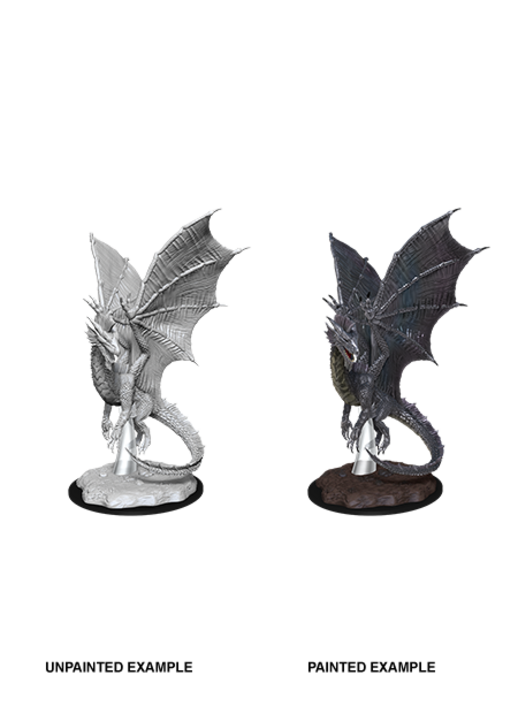 WizKids WK90036 DND Young Silver Dragon WV11