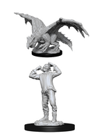 WizKids WK90029 DND Green Dragon Wyrmling & Afflicted Elf WV11
