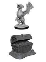 WizKids WK90152 DND Bronze Dragon Wyrmling & Treasure Chest WV13