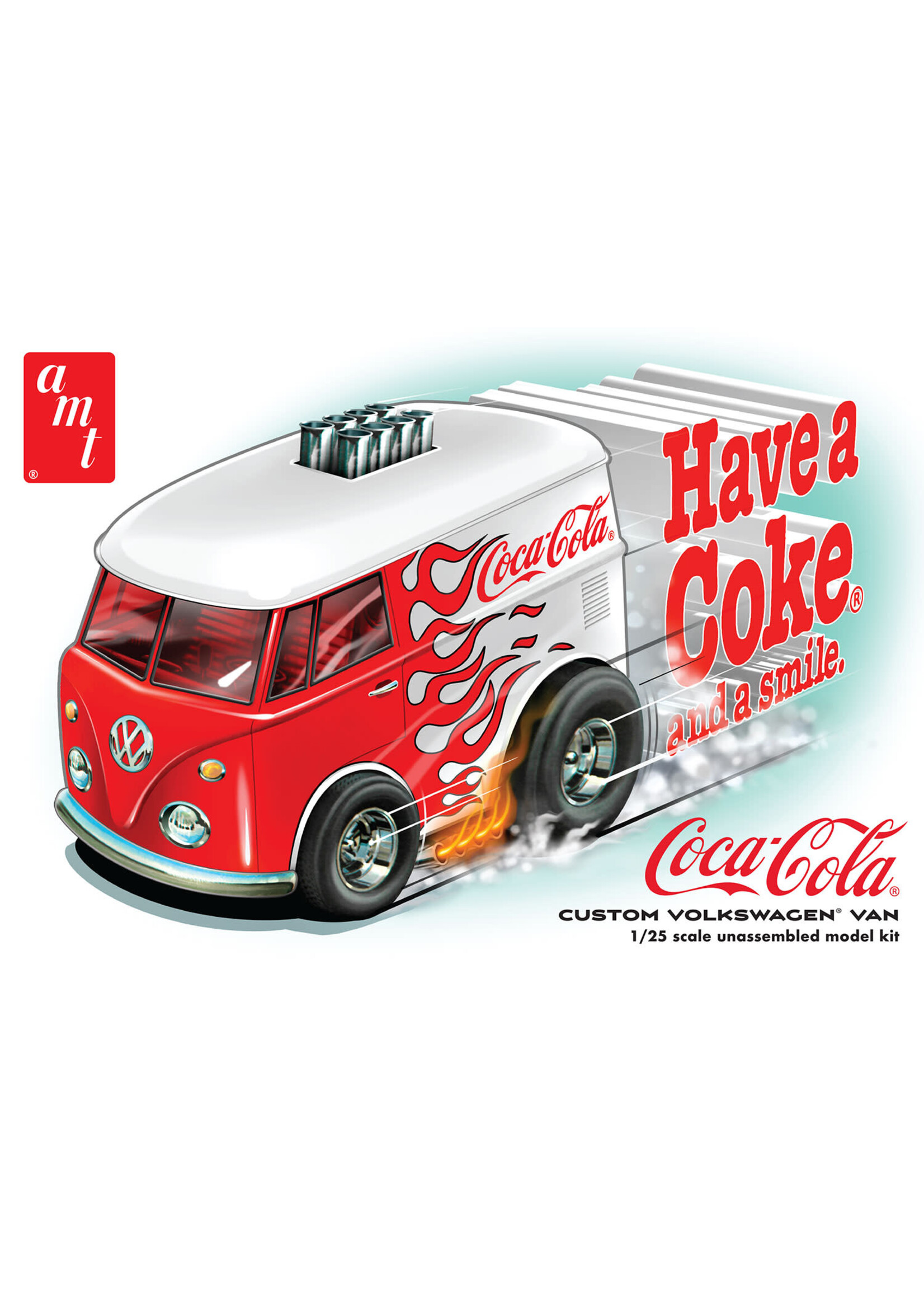 AMT AMT1518 Volkswagen Van Show Rod Coca Cola (1/25)