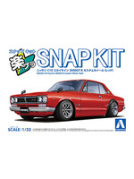 Aoshima AOS20169 Nissan C10 Skyline 2000GT-R Red (1/32)