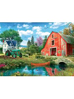 Eurographics EUR5526 The Red Barn Tin Box (Puzzle1000)