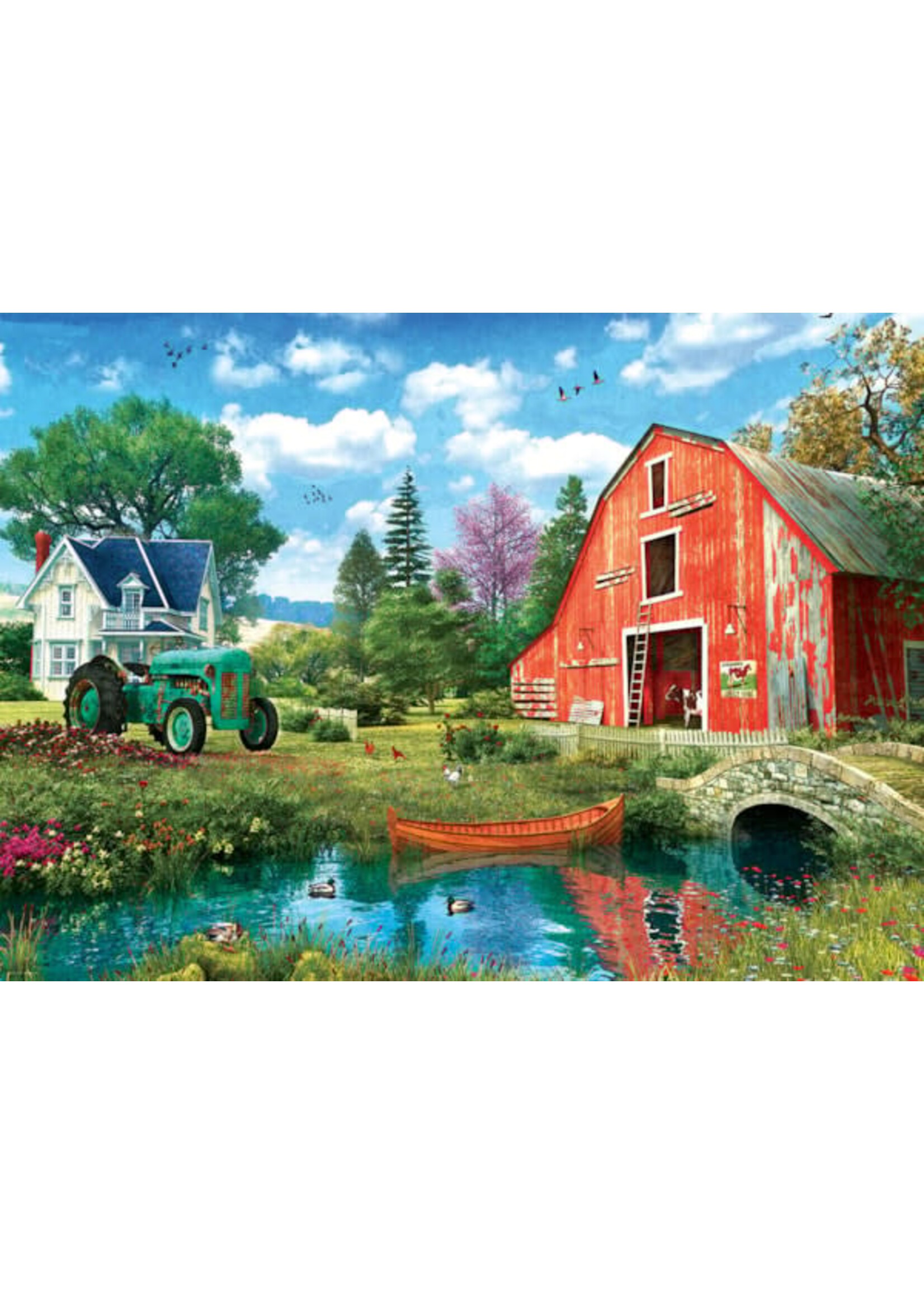 Eurographics EUR5526 The Red Barn Tin Box (Puzzle1000)