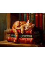 Sunsout SUN77103 Library Nap Time (Puzzle1000)