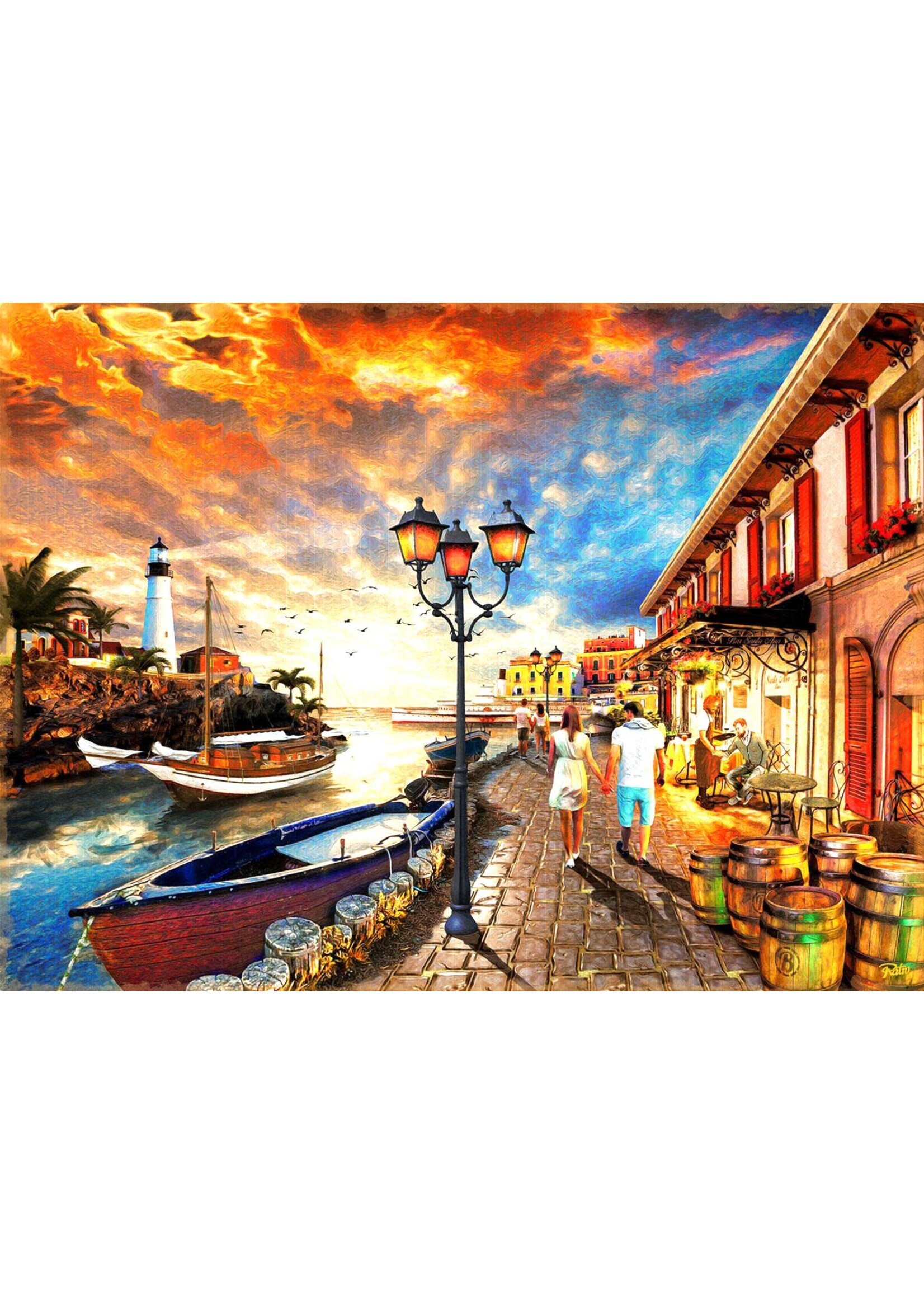 Sunsout SUN42275 Harborside Stroll (Puzzle1000)