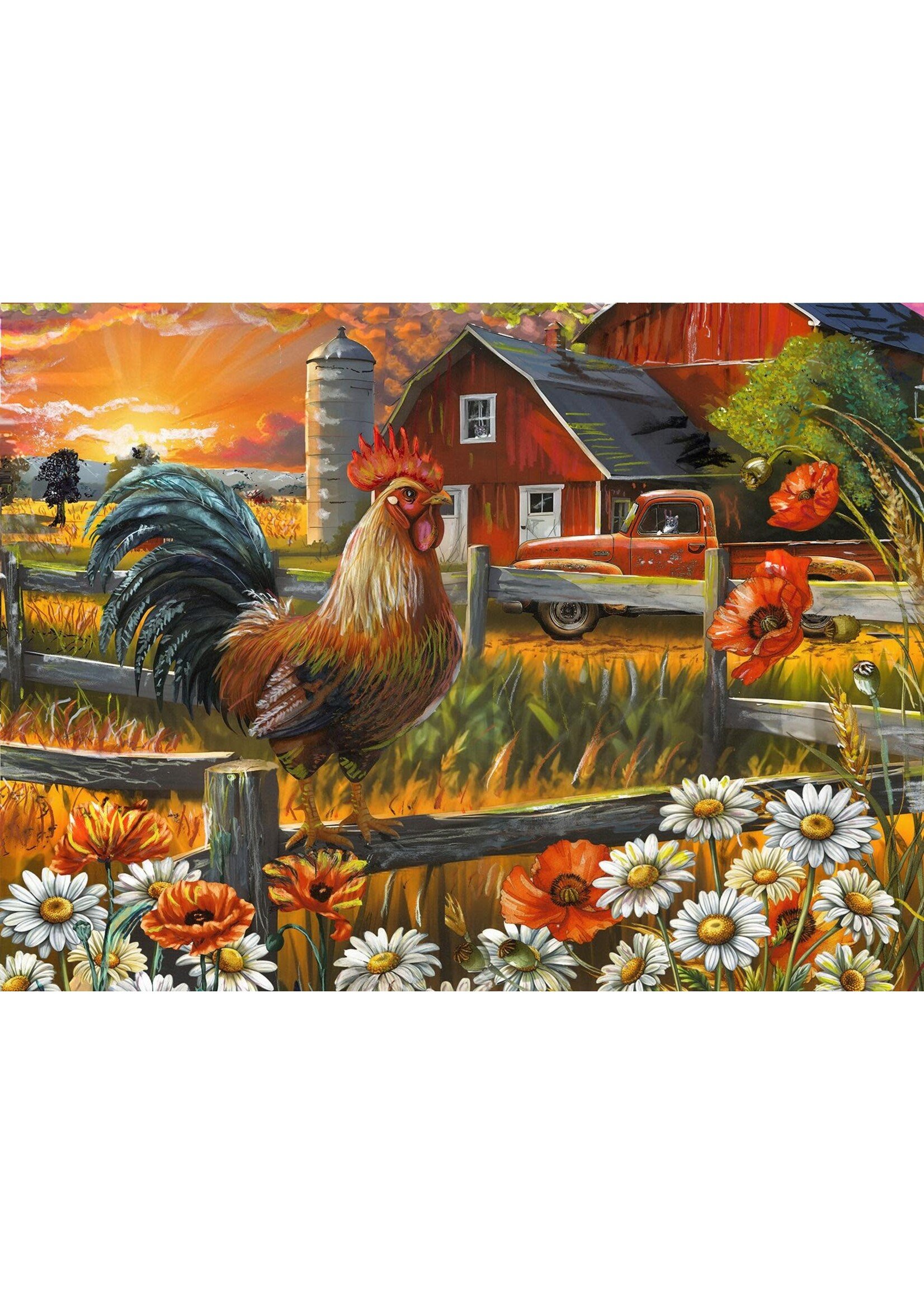 Sunsout SUN52350 Sunrise on the Farm (Puzzle1000)