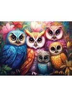 Sunsout SUN28134 Whimisical Owls (Puzzle1000)
