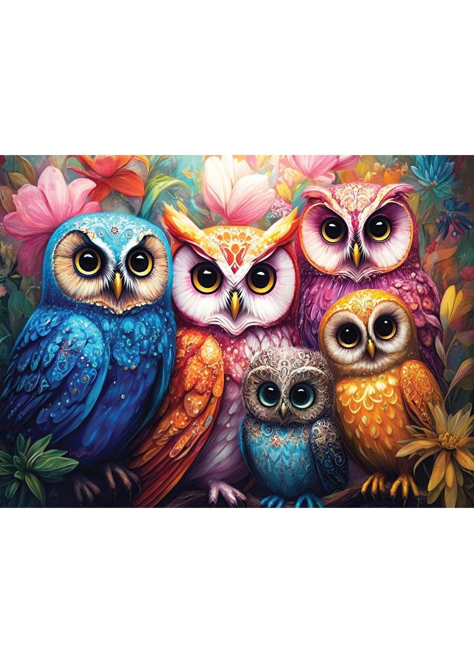 Sunsout SUN28134 Whimisical Owls (Puzzle1000)
