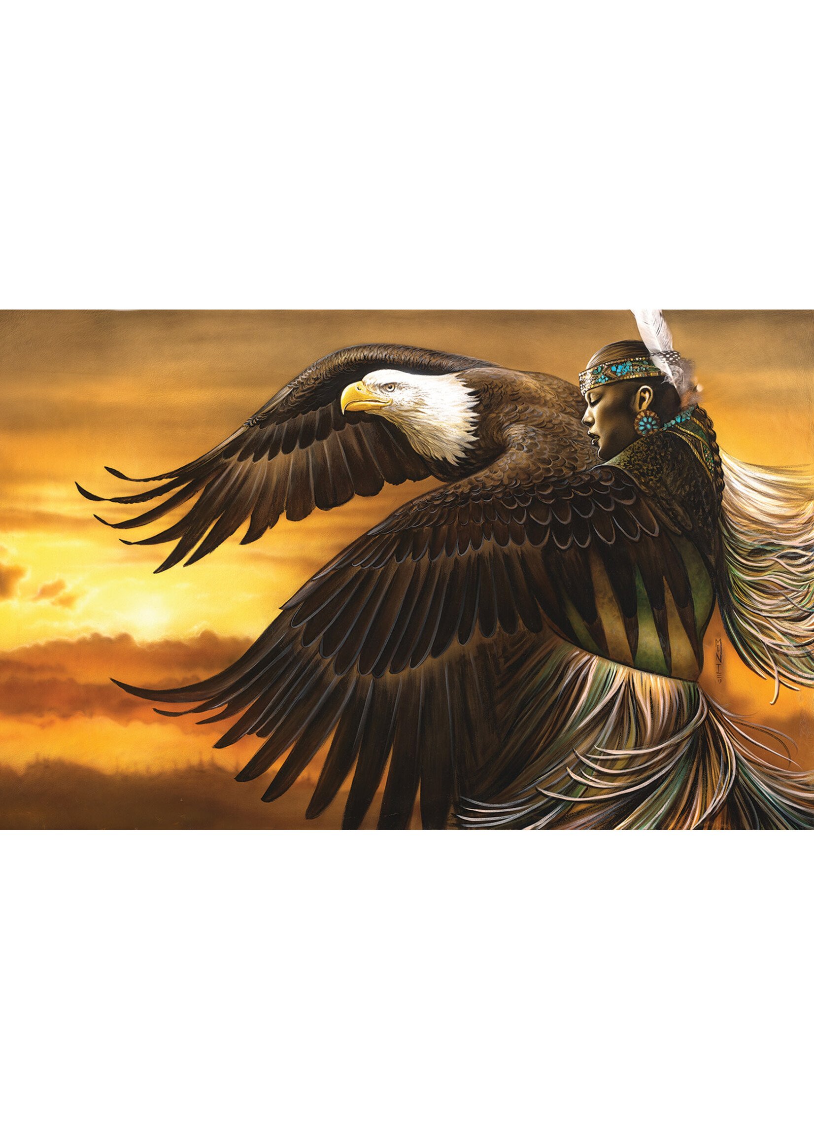 Sunsout SUN21743 Eagle Daughter (Puzzle1000)