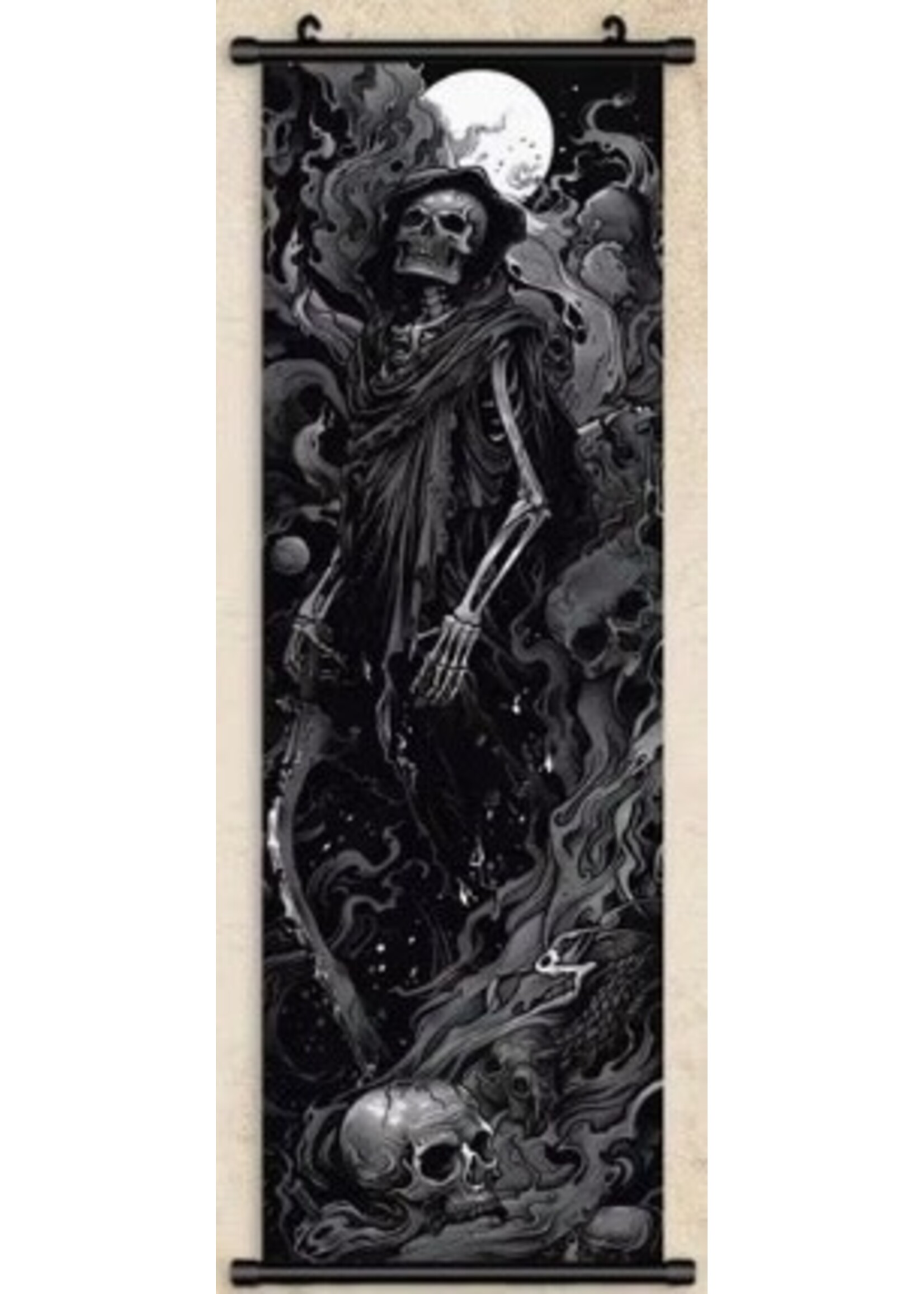 Hanging Wall Banner 15x47 Inch Skeleton 2