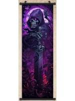 Hanging Wall Banner 15x47 Inch Skeleton 3