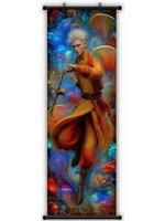 Hanging Wall Banner 15x47 Inch Fantasy WIzard 1