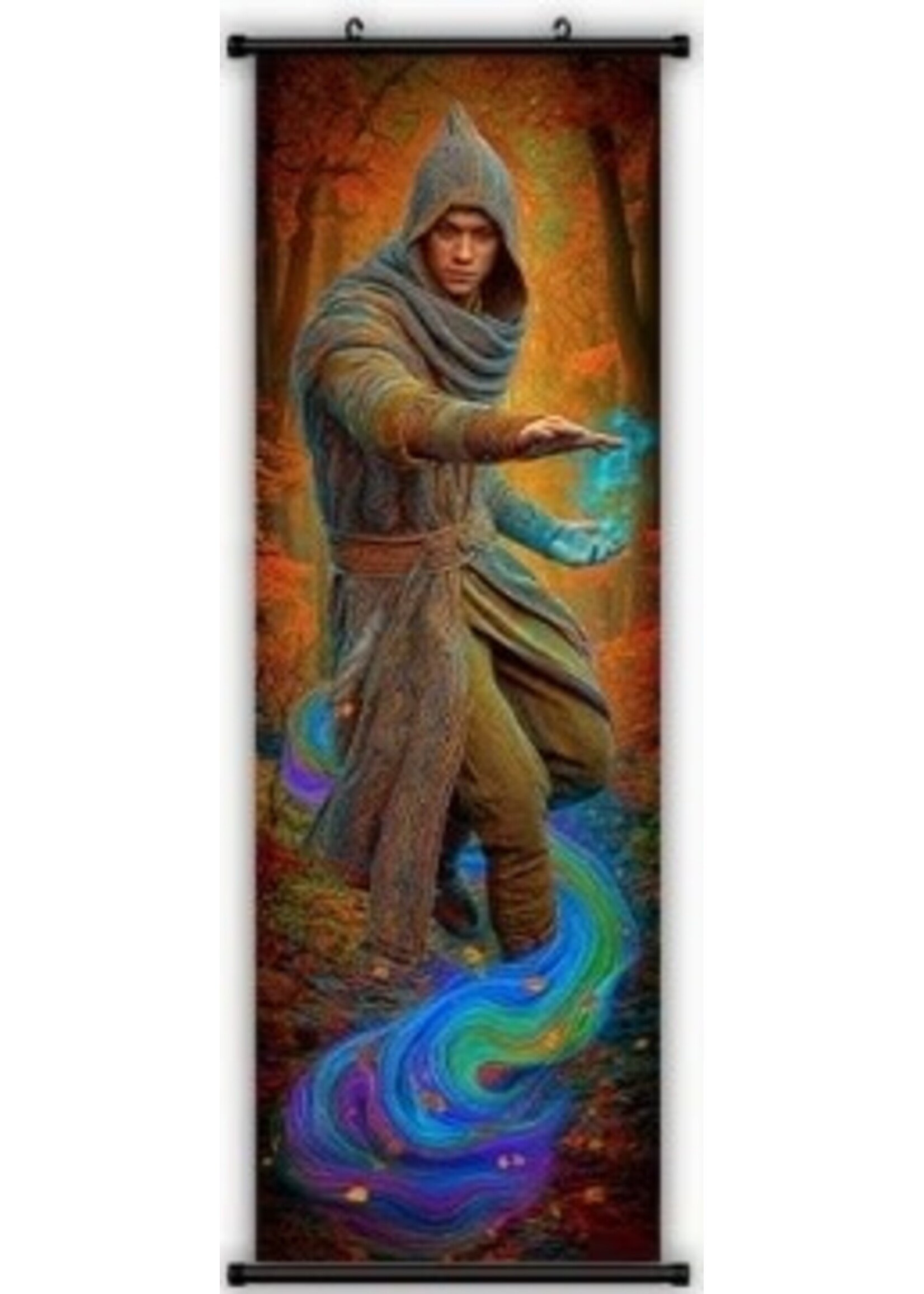 Hanging Wall Banner 15x47 Inch Fantasy WIzard 3