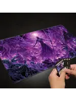 Mouse Pad 14x24 Inch Purple Skeleton