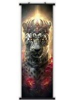 Hanging Wall Banner 15x47 Inch Royal Leopard 2