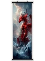 Hanging Wall Banner 15x47 Inch Dragon 1