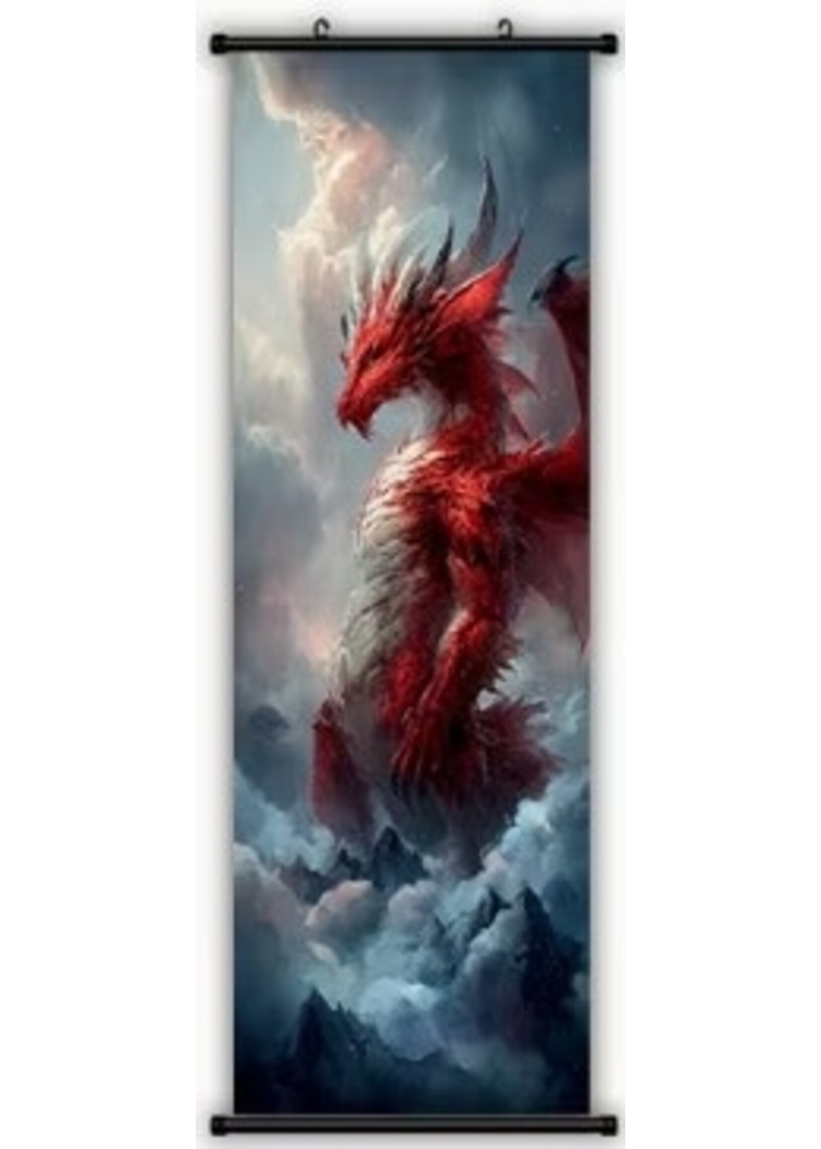 Hanging Wall Banner 15x47 Inch Dragon 1