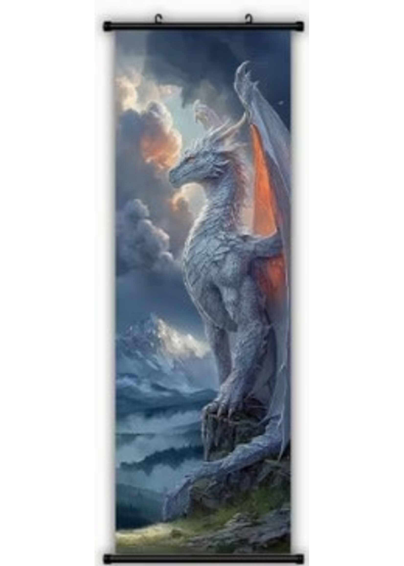Hanging Wall Banner 15x47 Inch Dragon 2