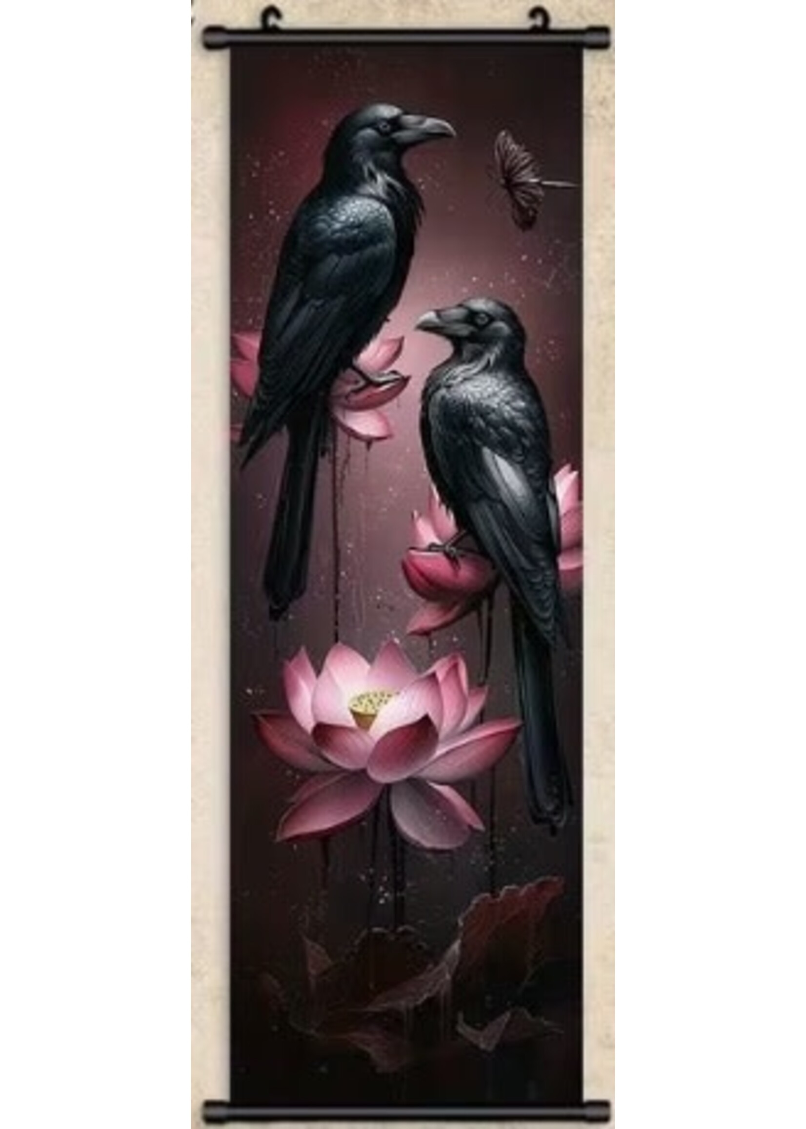 Hanging Wall Banner 15x47 Inch Ravens