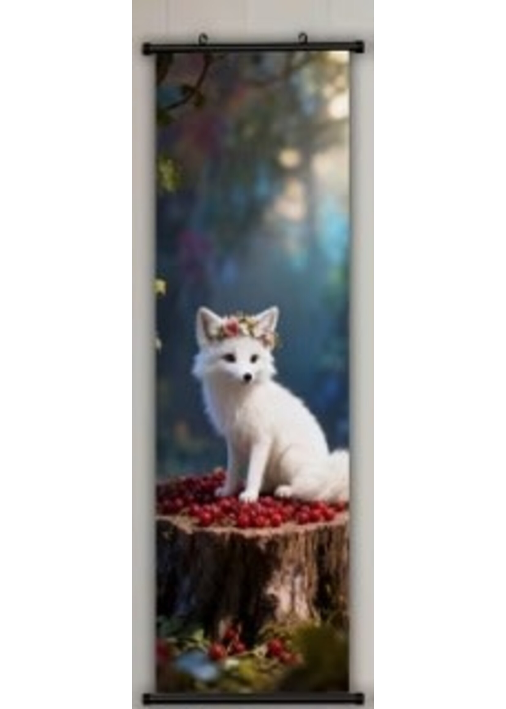Hanging Wall Banner 15x47 Inch Enchanted Forest 1