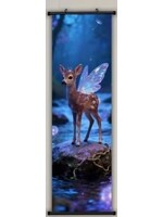 Hanging Wall Banner 15x47 Inch Enchanted Forest 2