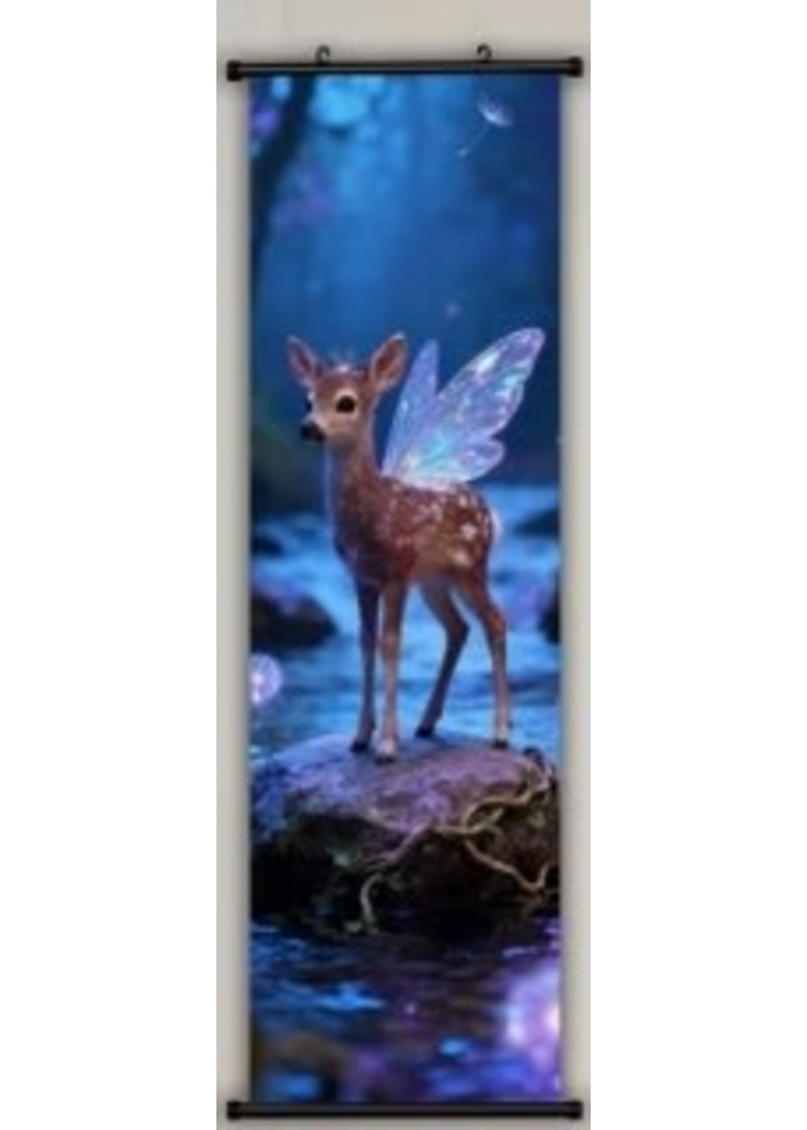 Hanging Wall Banner 15x47 Inch Enchanted Forest 2
