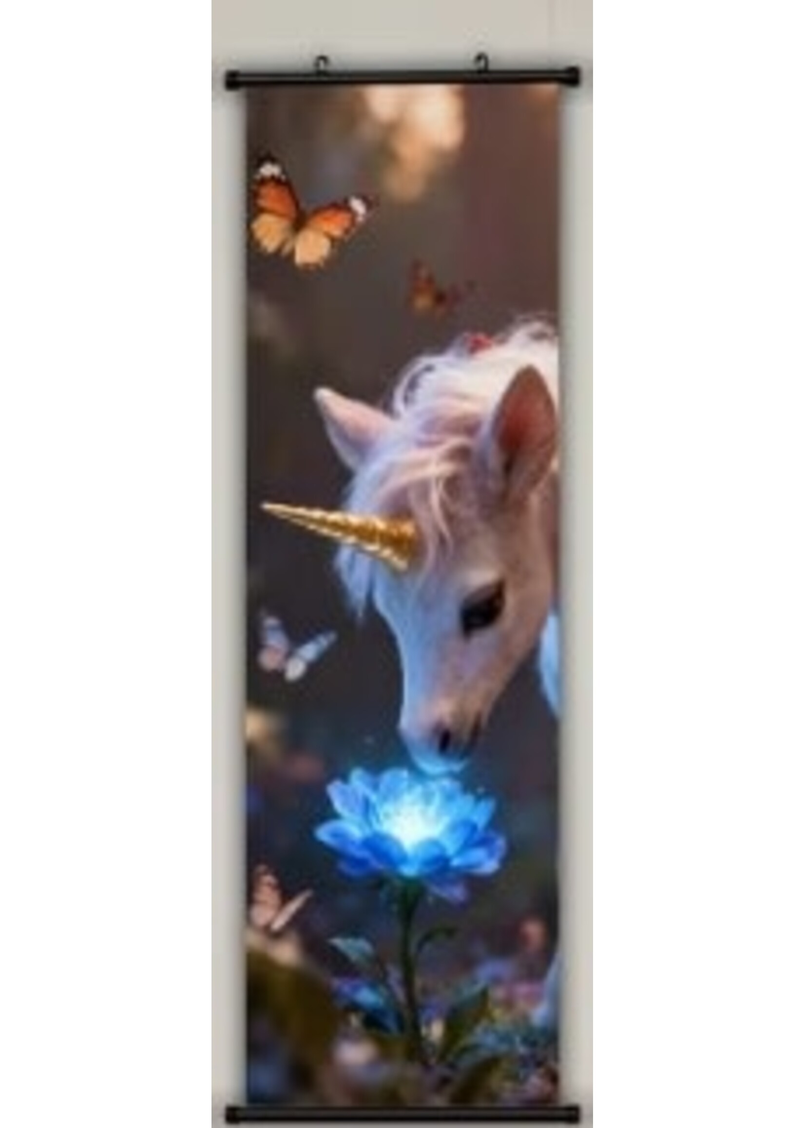 Hanging Wall Banner 15x47 Inch Enchanted Forest 3