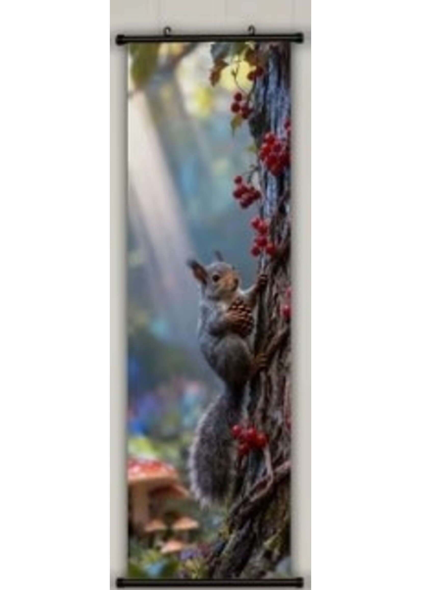 Hanging Wall Banner 15x47 Inch Enchanted Forest 4