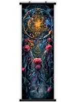 Hanging Wall Banner 15x47 Inch Dreamcatcher Roses 4