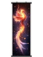 Hanging Wall Banner 15x47 Inch Phoenix & Embers 2