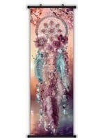 Hanging Wall Banner 15x47 Inch Dreamcatcher Feathers 3